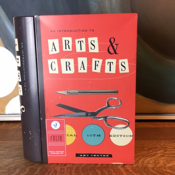 Arts & Crafts Book Storage Tin - Picture 2 of 8